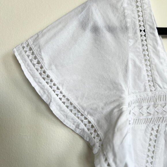 "Abercrombie and Fitch" linen white dress with pockets! - Size S - Picture 4 of 8